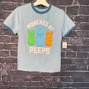 Peeps Boys MEDIUM "Powered By Peeps" Boys' Short Sleeve T-Shirt